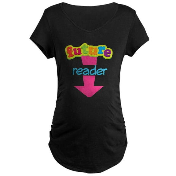 CafePress - Future Reader Cute Maternity Dark T Shirt - Maternity Dark T-Shirt