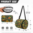 thumbnail image 7 of ZIATUBLE Sunflower Hanging Tissue Paper Holder Foldable Paper Towel Dispenser Kitchen Paper Towel Storage Organizer Stain Resistant Camping Roll Paper Storage Bag Outdoor, 7 of 7