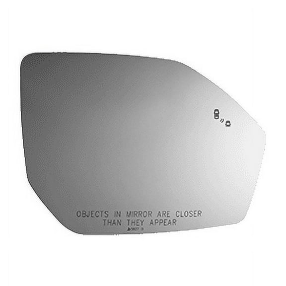 Burco 5837B Convex Passenger Side Replacement Mirror Glass for Hyundai Palisade 2020-2022 W/O Baking Plate