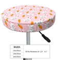 thumbnail image 2 of Uemuo Rabbit And Carrot Pattern Round Bar Stool Seat Covers Washable Stool Cushion Slipcover Elastic Bar Chair Covers-12 inch, 2 of 7
