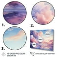 thumbnail image 4 of Designart "Pastel Sky Palette Pink and Blue Hues III" Oversized Landscapes Framed Wall Art - Traditional Pink Sky Hallway Framed Wall Art Decor, 4 of 7