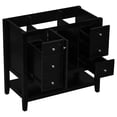 thumbnail image 6 of 36" Black - Adjustable Shelf and Drawers - Bathroom - Maximize Storage Efficiency, 6 of 6