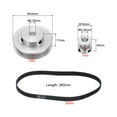 thumbnail image 2 of 2 Set GT-2 Synchronous Wheel 20&80 Teeth 5mm Bore with 2Pcs Belt 250x6mm(20-80T-5B-56), 2 of 5