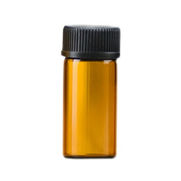 100 Pieces Essential Oil Bottle with Orifice Bottles for Reusable 1-3ml Travel Dispenser Multi-Sizes Sub-packaging Bottles Hand Lotion 3ml