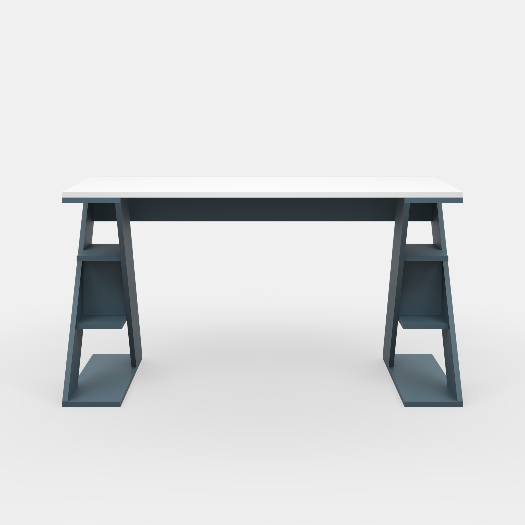 Ada Home Decor Furniture 3 Tier White Turquoise Dearborn Modern Desk