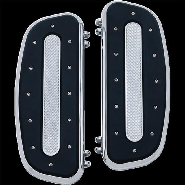 Kuryakyn 7041 Heavy Industry Floorboards, Chrome