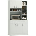 thumbnail image 1 of HOMCOM Vaisselier de Cuisine 71 Pouces avec Armoire de Rangement, Buffet Moderne avec Vaisselier, 1 of 10