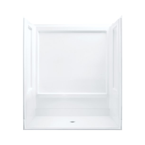 Sterling 620701060 Vikrell Alcove Shower Wall And Base Kit, 39.375in L x 63.25in W x 73.25in