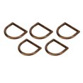 thumbnail image 1 of 120 Uds Correa de hebilla de Metal D semicircular D de Metal multiusos para bolsas de Hardware accesorios de mano DIY ANGGREK Otros, 1 of 8
