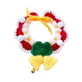 thumbnail image 2 of Collar de gato de punto de año Nuevo, collar de gatito, bufanda, accesorios de fotografía hechos a mano cómodos, collar de gato de punto de año Nuevo Campana de navidad, 2 of 8
