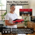 thumbnail image 4 of WSTER WS-580 Cybertruck Portable Bluetooth Speaker, Replica Car with Display Screen, HD Sound, BT5.4，TWS, FM , For Home Outdoor Party Beach，The Perfect Gift for Family and Friends, 4 of 10