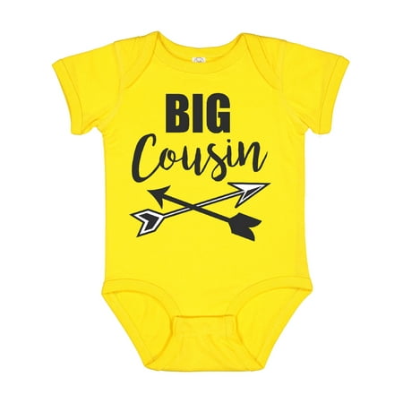 

Inktastic Big Cousin with Arrows Gift Baby Boy or Baby Girl Bodysuit