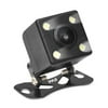 PYLE PLCM4LED - Rear View Backup Reverse/Parking Camera, Waterproof Night Vision Cam, Distance Scale Line Display, Swivel Angle Adjustable Cam