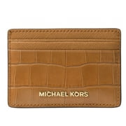 Money Pieces Crocodile-Effect Leather - Card Holder - Acorn - 32F7Gf6D0E-532