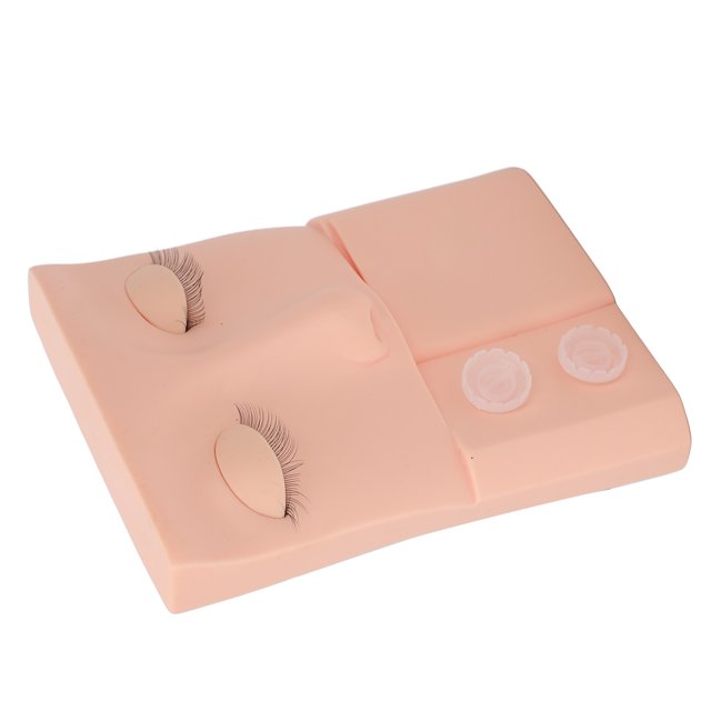 Lash Mannequin Tête, Cils Mannequin Tête, Cils Mannequin Tête Remplacement Cils Extension Pratique Maquillage Formation PVC pour Cils Pratique Maquillage