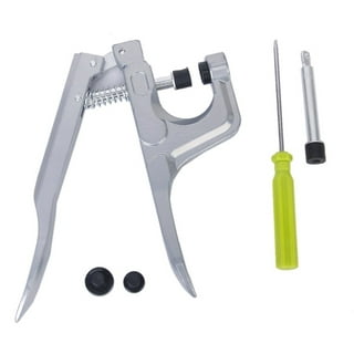 Rivet Press Hand Pliers Leather Accessory No Disassembly Required Portable  Aluminum Material Snap Installation Tool for Leather Crafting for Sewing  Clothing 