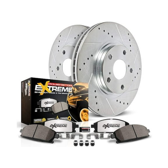 Front Brake Pad and Rotor Kit - Compatible with 2007 - 2018 Chevy Silverado 1500 2008 2009 2010 2011 2012 2013 2014 2015 2016 2017
