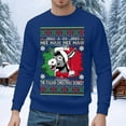 thumbnail image 2 of DHFJKG Mens Christmas Sweatshirt Funny Donkey Printed Pullover Long Sleeve Crewneck Xmas Festive Party Top Soft Jumper Tops, 2 of 4