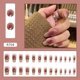 thumbnail image 1 of Uñas postizas a presión, uñas postizas europeas, uñas postizas a presión, con sellado UV, uñas brillantes, cobertura total, uñas postizas artificiales, uñas para mujeres, 1 of 5