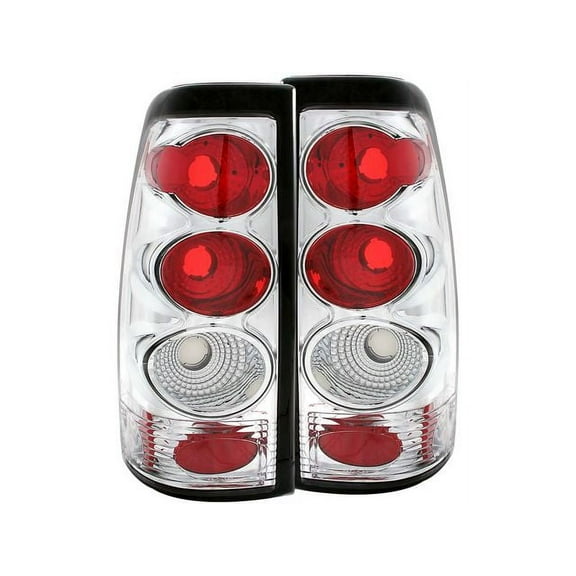 Tail Light Set - Compatible with 2001 - 2002 Chevy Silverado 2500 HD