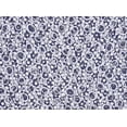 thumbnail image 2 of Zelouf Floral Lace Print  , Sewing, DIY, Crafts Fabric by the Yard, 414 Navy/wht, 7 Yard, 2 of 2