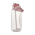 thumbnail image 1 of Botella de agua de 2L con marcador y pajita Agua de gran capacidad Leyfeng  Pava, 1 of 7