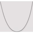 thumbnail image 3 of 14K White Gold Wg 1.5mm Semi-Solid Round Box Chain (20 X 1.5) Made In South Africa bc138-20, 3 of 6