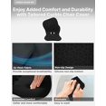 thumbnail image 5 of Juego de fundas curble Wider (ancho estándar): silla con soporte lumbar y funda desmontable, corrector de postura lumbar, alivio del dolor de espalda (negro), 5 of 5
