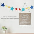 thumbnail image 4 of WHAMVOX  Mabula Banner Daddy Here Comes Mommy Burlap Wedding, 4 of 8