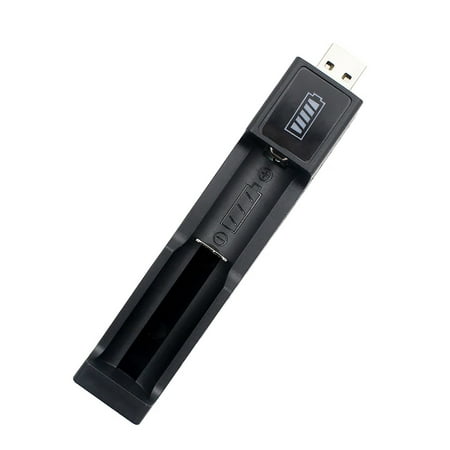 

Wocleiliy 18650 Lithium Battery Charger Suitable For Lithium Battery 18650 26650 10440 14500 18500 16340 32650 Battery Charger USB Single Slot Battery Charger