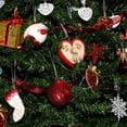 thumbnail image 4 of Qancekoo 100 PCS Christmas Tree Ornament Hanger Strings Snap Fastener Tag Cord Precut Ribbon Hook Xmas Ornament Hanging Loop for Christmas Tree Decorations Baubles Gift Tag (Silver), 4 of 6