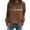 Brown, variant on Womens Hoodies Jesus Hoodies Graphic Hoodie Oversized Womens Pullover Sweatshirt Women Winter Tops Young Women