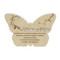 thumbnail image 1 of 8" Papillon "Pensant à Vous" avec Plaque de Dicton, 1 of 1