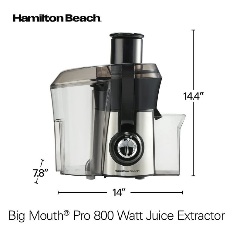 Hamilton Beach Big Mouth Juice Extractor 800 Watt #67601 Fits