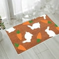 thumbnail image 4 of Fasiaou Easter Day Door Mat Bunny Egg Pattern Welcome Doormats Nonslip Indoor Outdoor Entrance Rug Doormat for Easter Home Decoration, Spring for Porches Balconies,C, 4 of 6