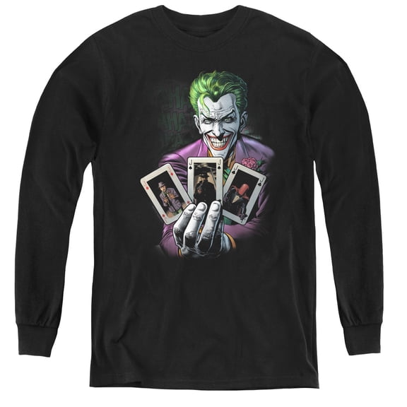 Batman - 3 Of A Kind - Youth Long Sleeve Shirt - Medium
