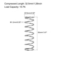 thumbnail image 3 of Unique Bargains Ressort de Compression en Acier Inoxydable 304 15mmx1.2mmx50mm Capacité de Charge 15.7N, 10 Pcs, 3 of 5