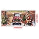 thumbnail image 2 of Cubierta navideña grande para puerta de garaje | Mural navideño para exteriores con diseño "Feliz Navidad" | Estampado de copos de nieve y adornos | Material de poliéster para uso en interiores y, 2 of 2