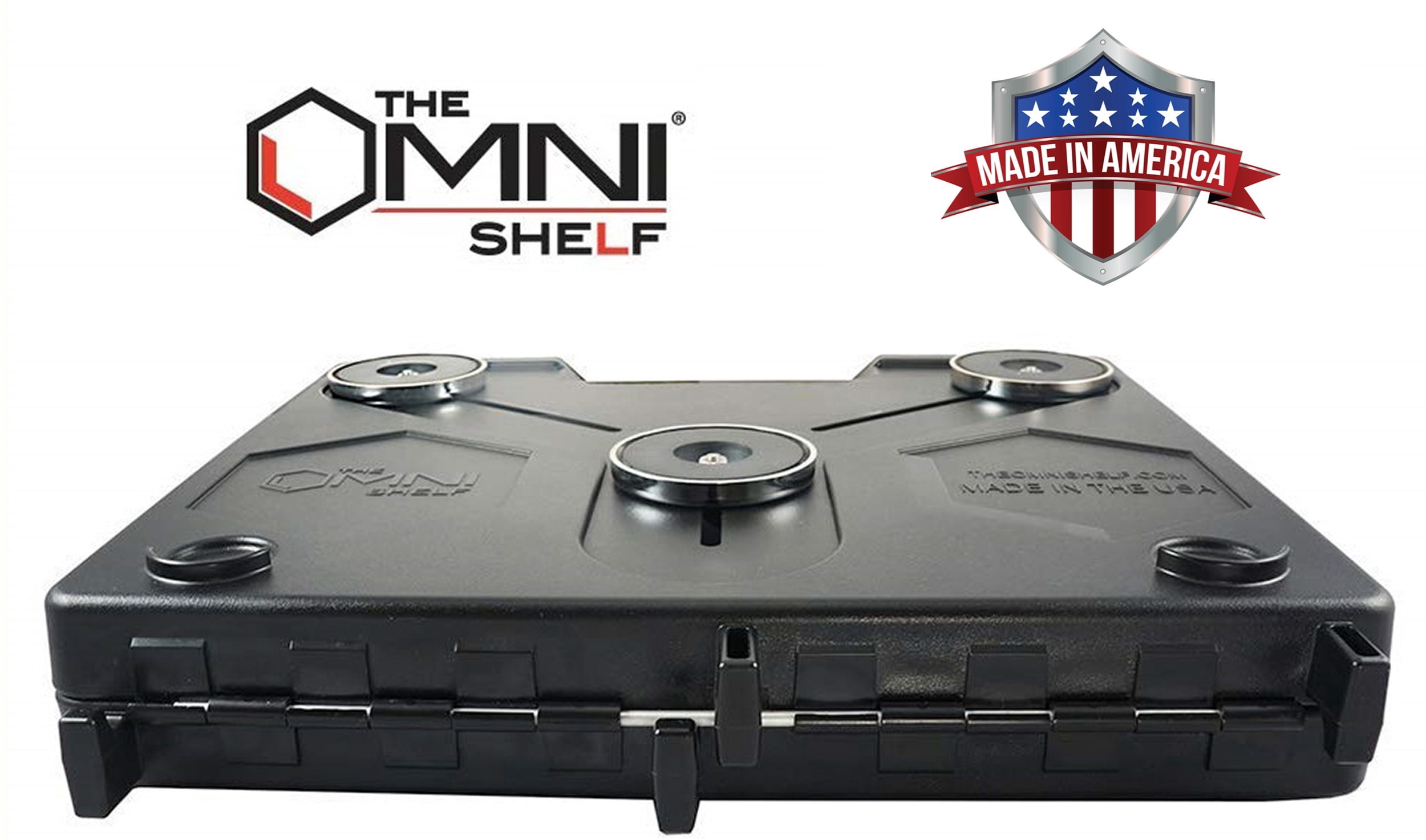 The Omni Shelf - New - Magnetic Toolbox Utility Shelf - 40 lb. Capacity- Hands Free Portable Workstation - Perfect for Numerous Occupations