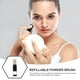 thumbnail image 4 of Brocha para polvos de maquillaje, brocha recargable para base de maquillaje, herramienta de maquillaje para mujeres, 4 of 8