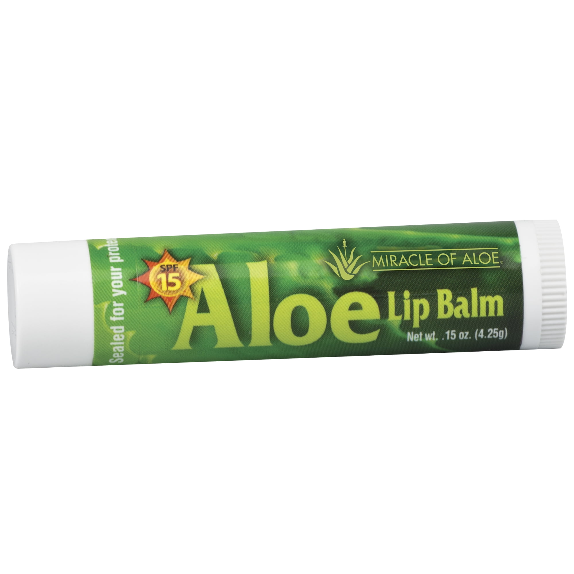24-Piece Display SPF-15 Sunscreen Aloe Lip Balm, 15 Oz Stick