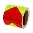 thumbnail image 1 of Unique Bargains Reflective Tape, 4'x33FT Waterproof High Visibility Warning Tape, Yellow-red, 1 of 6
