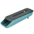 thumbnail image 2 of Oleegame Distributeur de Produits en Plastique 2 Pcs, Boîte de Rangement Auto-Scrollable avec Plateau Empilable, Support Portable Transparent pour Réfrigérateur de Cuisine Bleu, 2 of 2