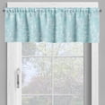 thumbnail image 2 of Ambesonne Abstract Window Valance, Waves Lines Swirls, 42" x 18", Pale Blue White, 2 of 5