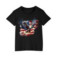 thumbnail image 5 of GERsome Kids American Flag Shirts Toddler Boys Girls 4th of July T-Shirts Summer Patriotic Tee Tops Independence Day Short Sleeve, 7-8 Years, 5 of 6