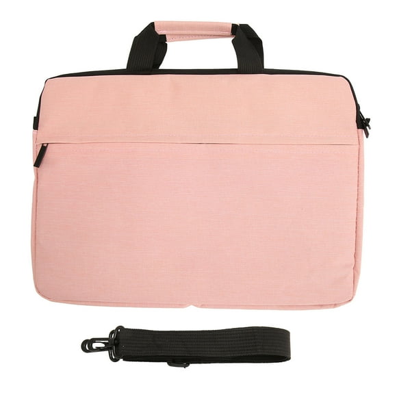 ZOUSSIQI 15.6Inch Laptop Sleeve Waterproof Polyester Laptop Case Portable Notebook Protective Case for Travel Business Trip Pink EL225#49612