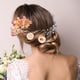 thumbnail image 3 of 16 piezas de clips para el cabello con flores falsas, accesorios para el cabello de flores para mujeres y niñas, color rosa, 3 of 7