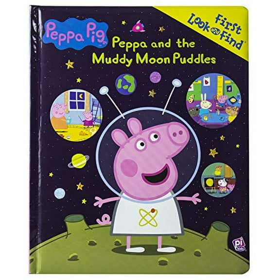 Pre-Owned Peppa Pig: Peppa and the Muddy Moon Puddles: First Look and Find Paperback
