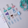 thumbnail image 2 of Juego de clips para carpetas de papel, alambre de metal hueco, carpeta para fotos, papelería, oso alado, 2 of 5