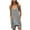 Gray, variant on Idoravan Womens Jumpsuits and Rompers Summer Women's Solid Neck Sleeveless Casual Short Jumpsuit Rompers With Pockets
